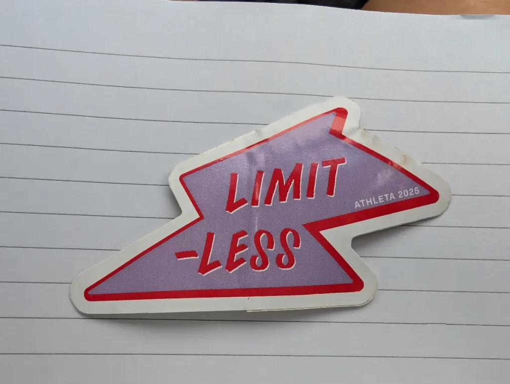 Limitless Lightning Bolt Sticker